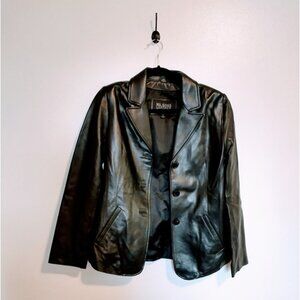 Wilson's Leather black jacket 90's style
